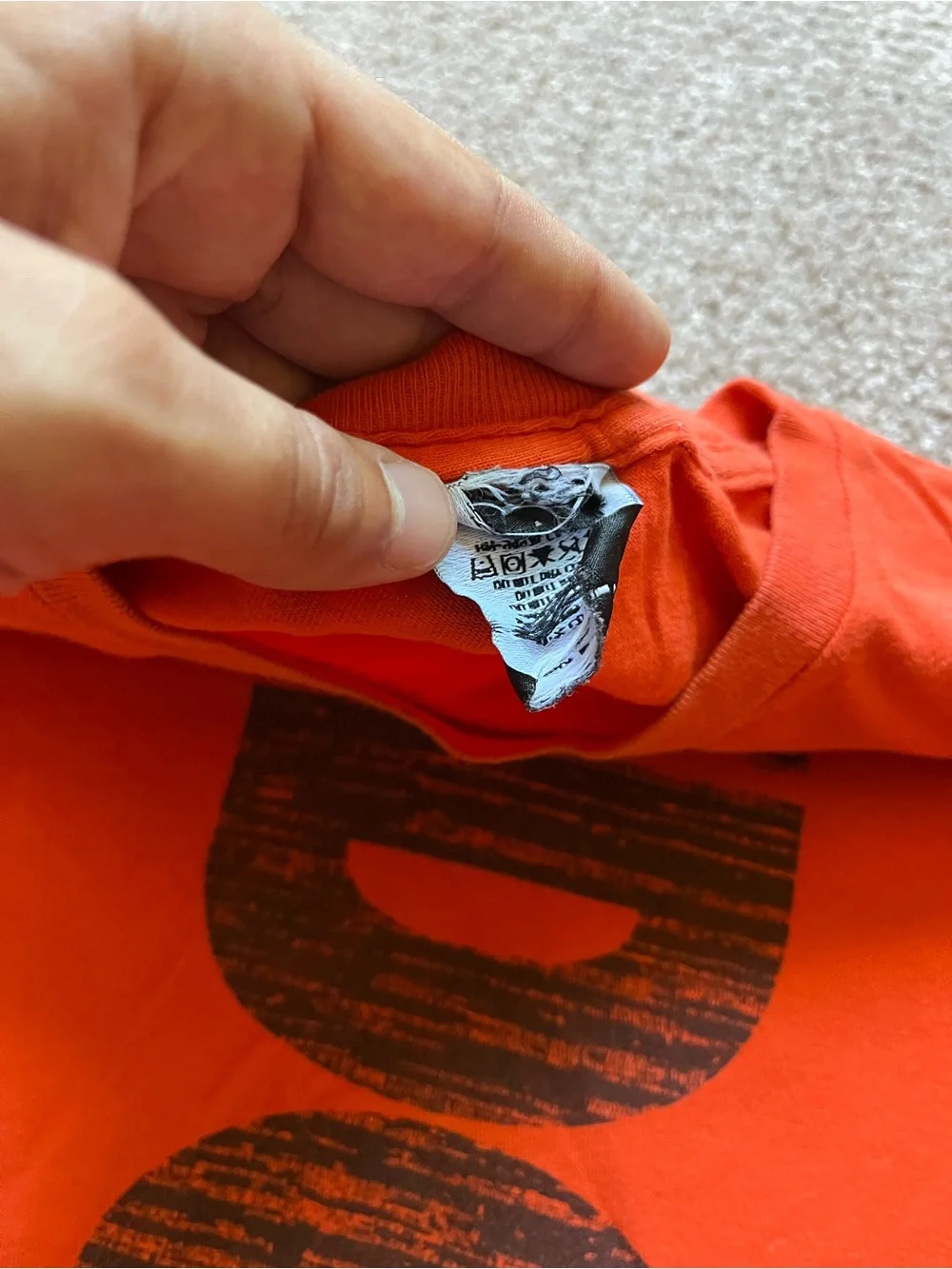 VTG 00’s / Y2K Nike Just Do It Orange Tee